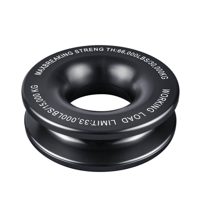 Recovery Pulley Ring 30000 KG for Soft Shackle and Winch Rope 4WD Recovery Gear 4x4 Offroad