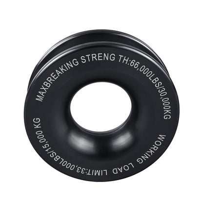 Recovery Pulley Ring 30000 KG for Soft Shackle and Winch Rope 4WD Recovery Gear 4x4 Offroad