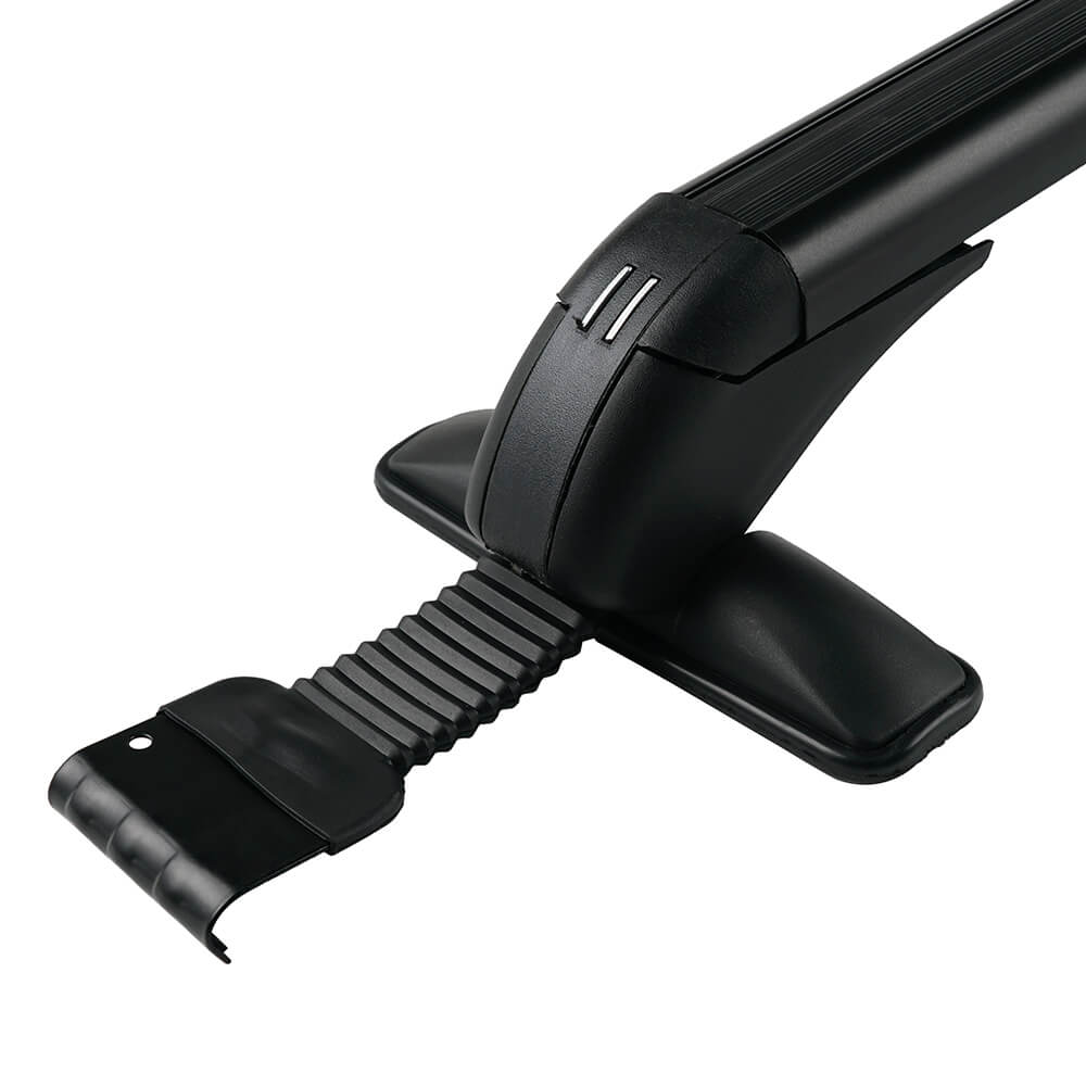 2 Pcs Roof Luggage Rack Black Aluminum Alloy+Nylon for Honda Civic 2006-2020