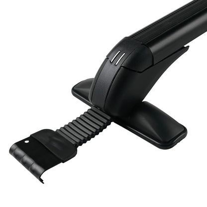 2 Pcs Roof Luggage Rack Black Aluminum Alloy+Nylon for Honda Civic 2006-2020