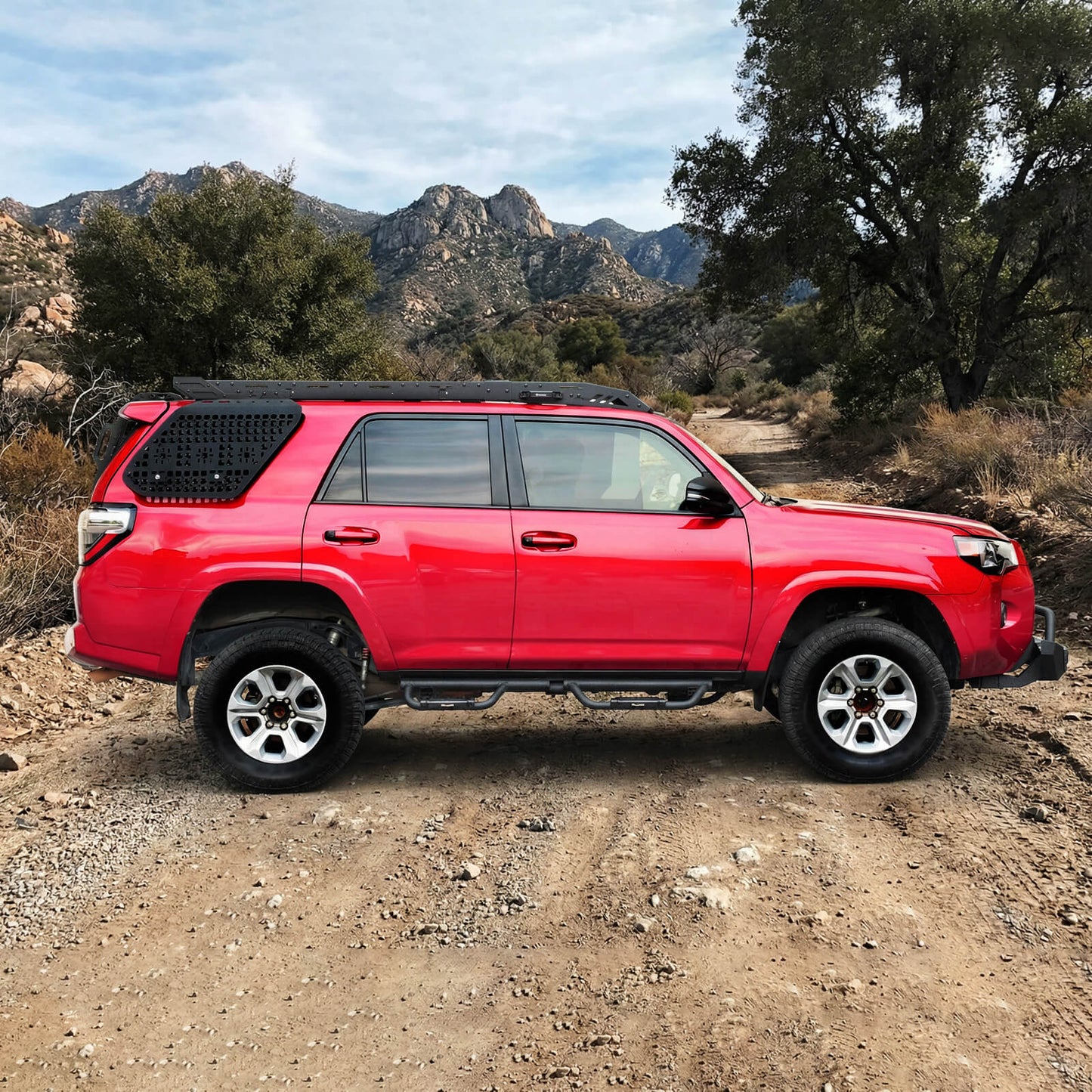 BEVINSEE Roof Rack Non-Drill For 4Runner 2014-2024