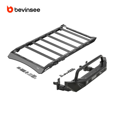 BEVINSEE Roof Rack Non-Drill For 4Runner 2014-2024