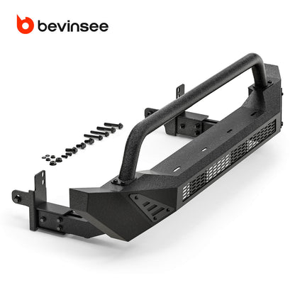 BEVINSEE Rugged Front Bumper For 4Runner 2010-2024