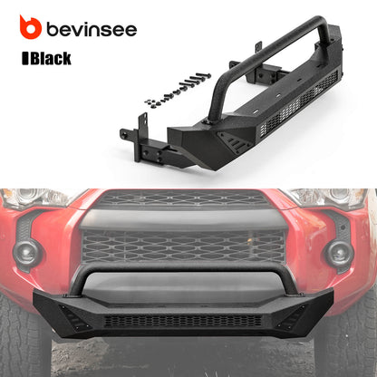 BEVINSEE Rugged Front Bumper For 4Runner 2010-2024