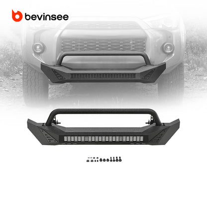 BEVINSEE Rugged Front Bumper For 4Runner 2010-2024