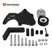 LS Sanden 508 A/C Compressor Bracket W/Tensioner Kit For Truck Spacing