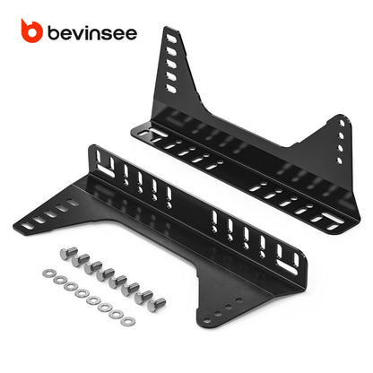 Aluminum Adjustable Seat Floor Mount Adapters & Seat Mounts For BMW E90 E92 E91 E82