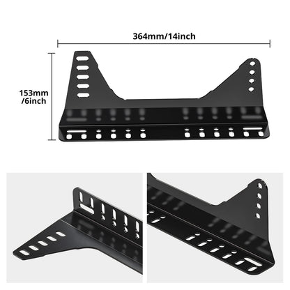 Aluminum Adjustable Seat Floor Mount Adapters & Seat Mounts For BMW E90 E92 E91 E82