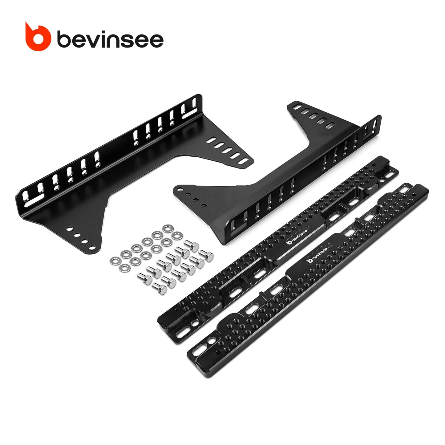 Aluminum Adjustable Seat Floor Mount Adapters & Seat Mounts For BMW E90 E92 E91 E82