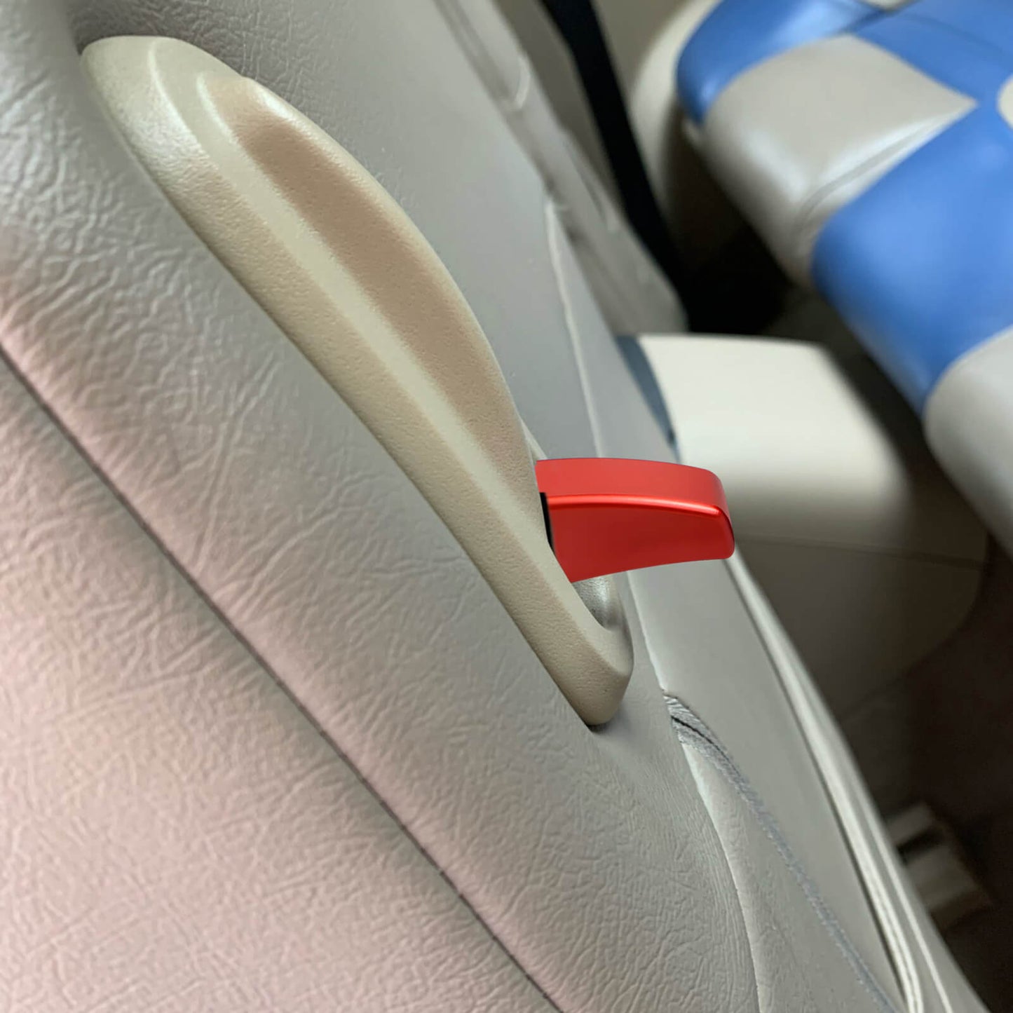 BEVINSEE Seat Release Lever Knob Latch Handle for Ford Mustang 2005-2014