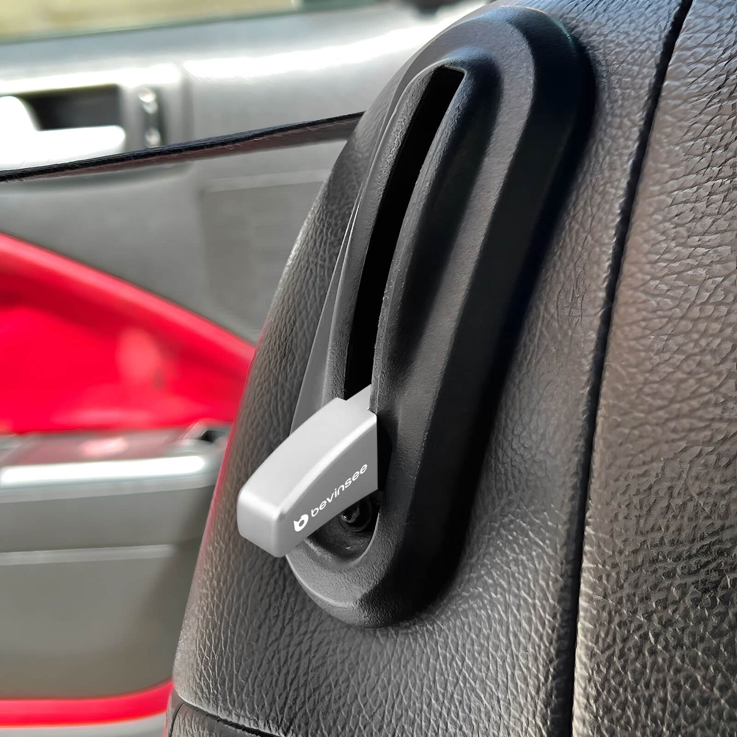 BEVINSEE Seat Release Lever Knob Latch Handle for Ford Mustang 2005-2014