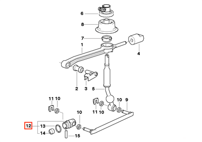 Shifter Selector Rod Joint Upgrade For BMW E30 E34 E36 25117503525