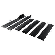 Universal Black Side Skirt Extension Rocker Splitters Diffuser Lip