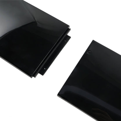 Universal Black Side Skirt Extension Rocker Splitters Diffuser Lip