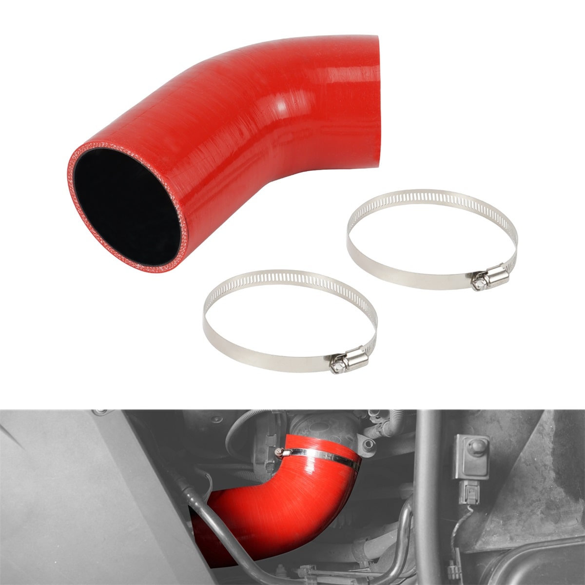 Silicone Intake Boot For BMW E82 E88 125i 128i E90 E91 E92 E93 325i 328 330 N52 Engine