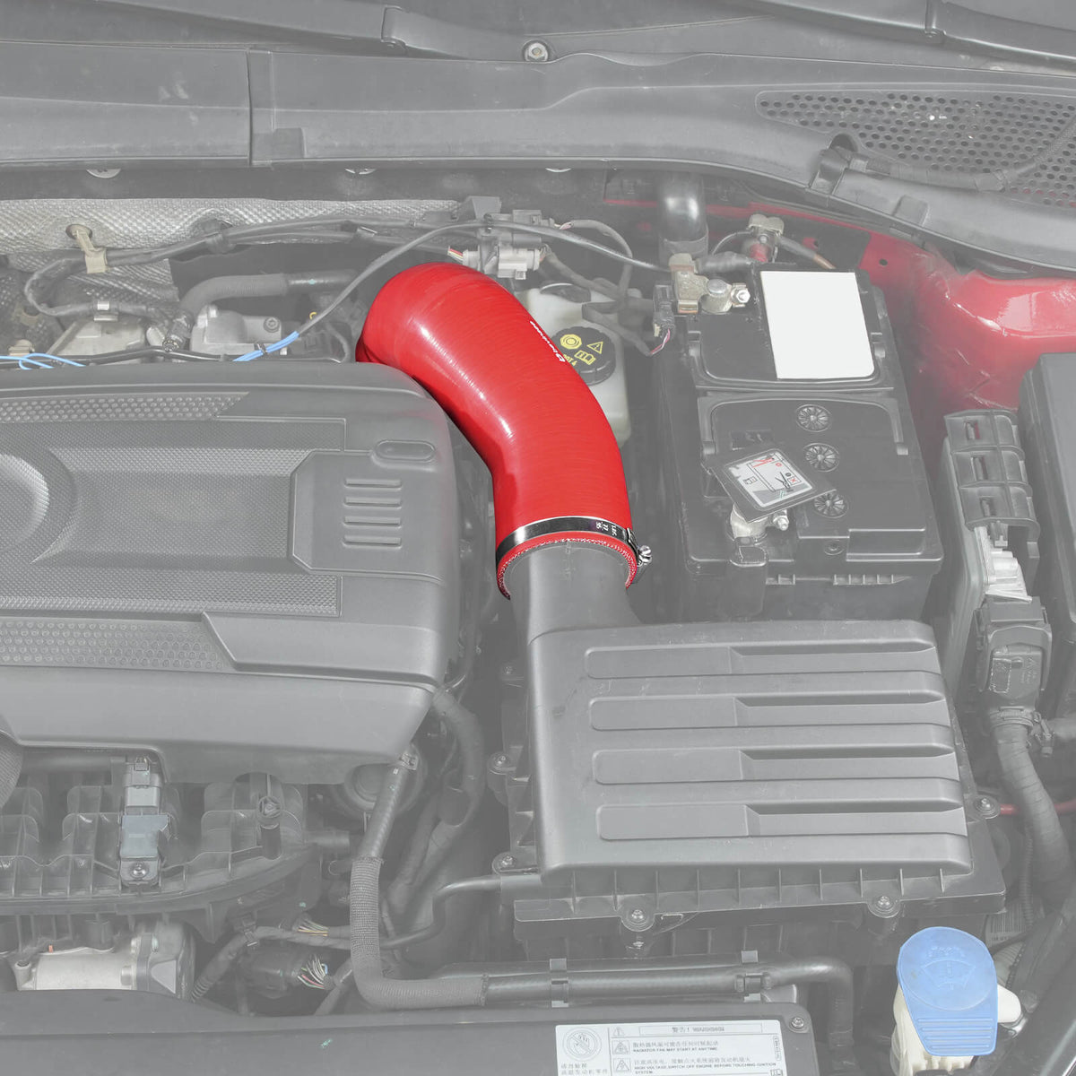 Tubo di aspirazione in silicone BEVINSEE per VW Golf MK7 GTI R Audi A3