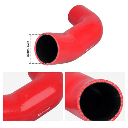 Tubo di aspirazione in silicone BEVINSEE per VW Golf MK7 GTI R Audi A3