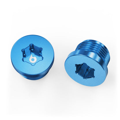 Solid Billet Aluminium Oil Thermostat Housing Plugs For BMW N54 N55 S55