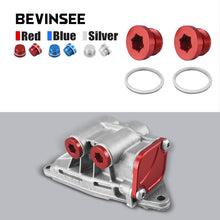 Solid Billet Aluminium Oil Thermostat Housing Plugs For BMW N54 N55 S55