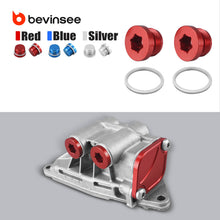 Solid Billet Aluminium Oil Thermostat Housing Plugs For BMW N54 N55 S55