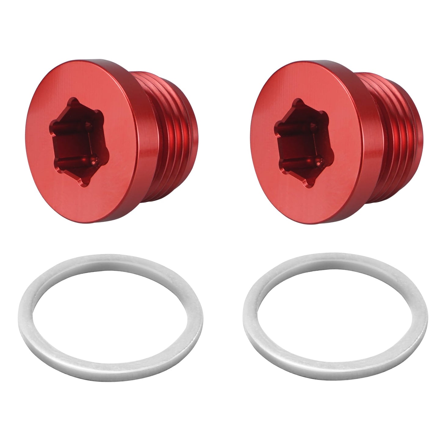 Solid Billet Aluminium Oil Thermostat Housing Plugs For BMW N54 N55 S55