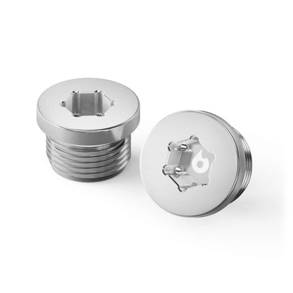 Solid Billet Aluminium Oil Thermostat Housing Plugs For BMW N54 N55 S55