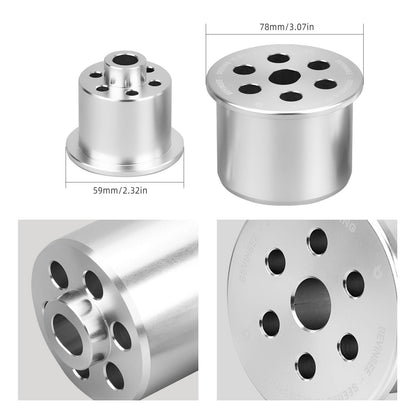 BEVINSEE Solid Differential Mount Bushing Set For BMW E46 Non-M