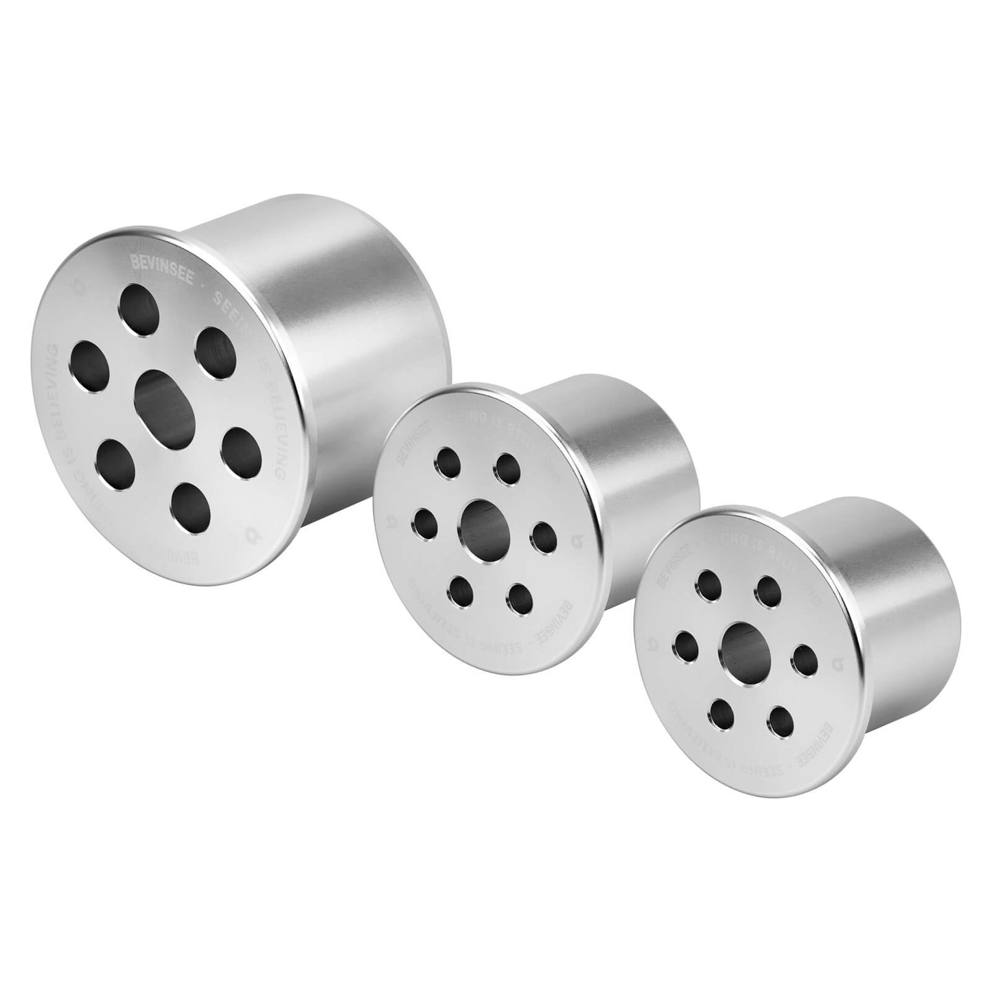 BEVINSEE Solid Differential Mount Bushing Set For BMW E46 Non-M