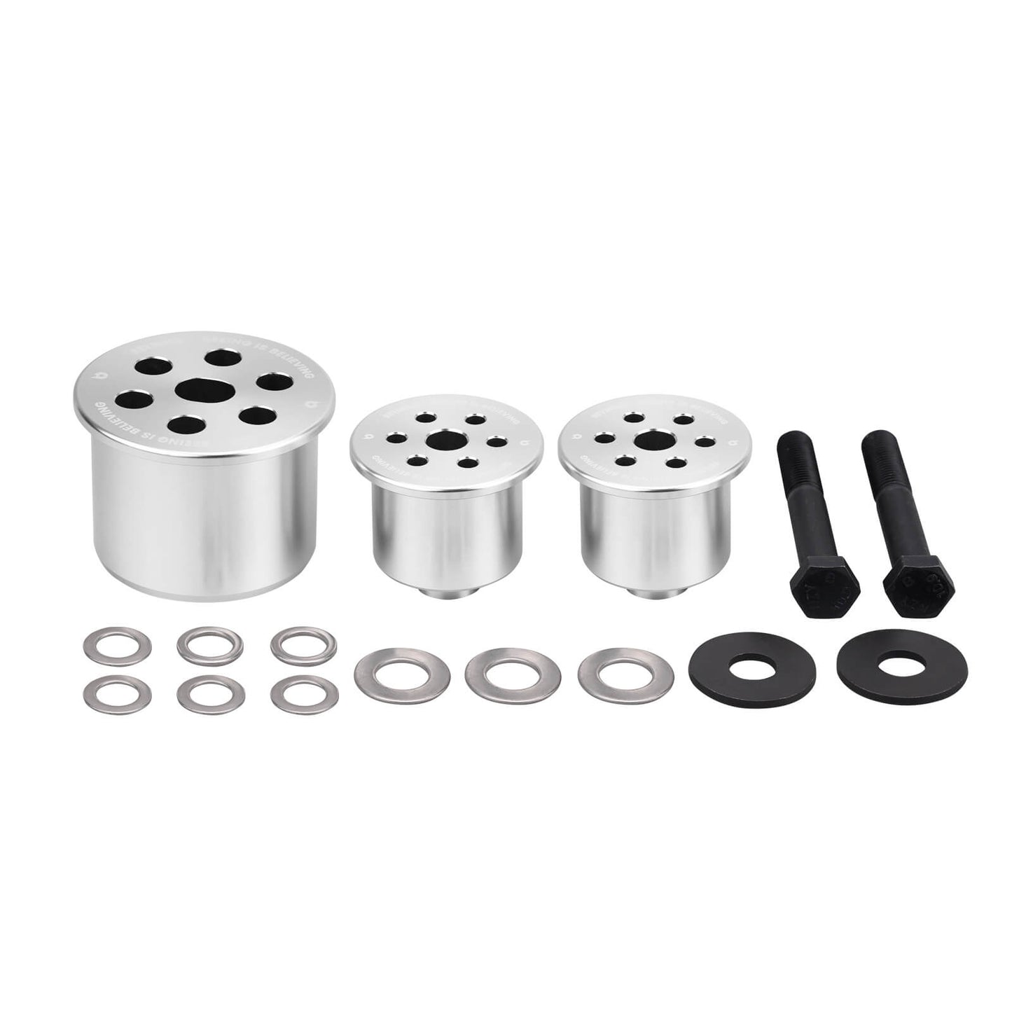 BEVINSEE Solid Differential Mount Bushing Set For BMW E46 Non-M