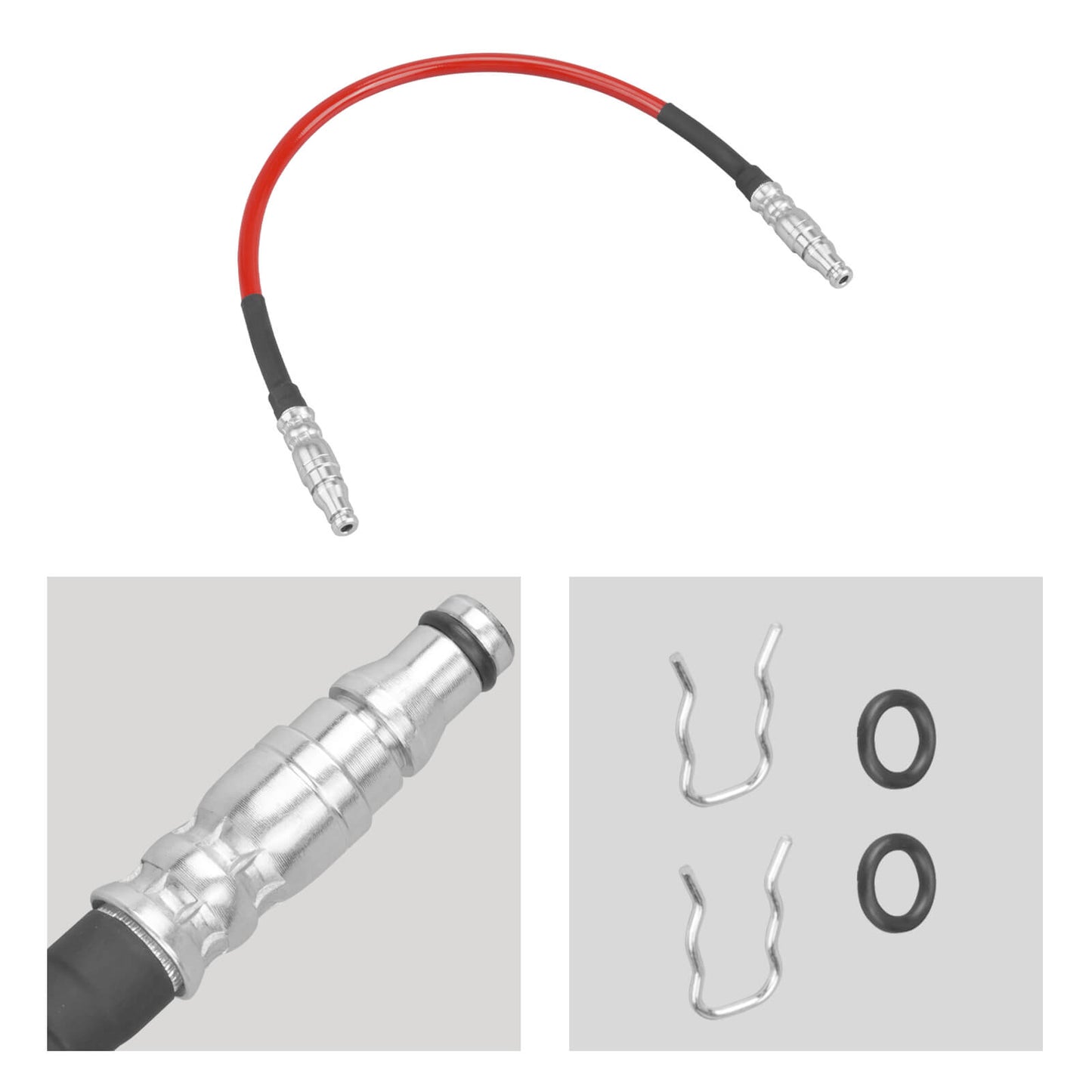 Stainless Steel Clutch Hose for 5-Speed Manual Transmission LHD For VW Glof Audi A3