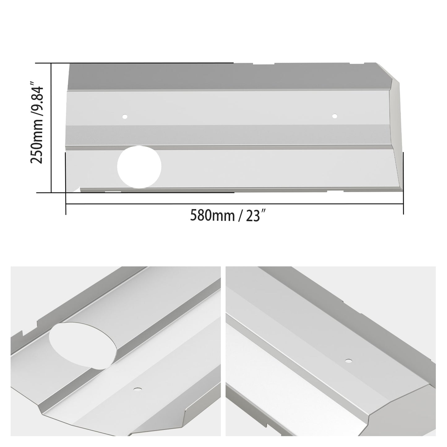 Stainless Steel Valve Cover Heat Shield For BMW M52TU M54 TURBO