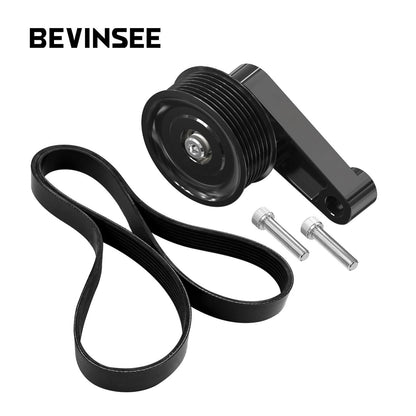BEVINSEE K20 Swap Adjustable EP3 Idler Pulley Kit For Honda For Acura