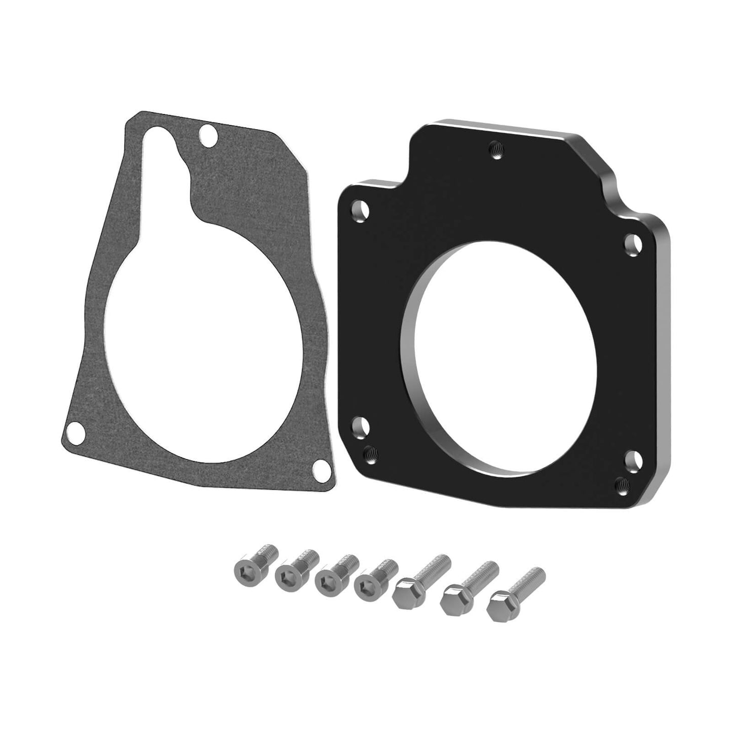 For 4 Bolt to 3 Bolt Throttle Body Adapter w/ Gasket For Drive By Wire LS Engine