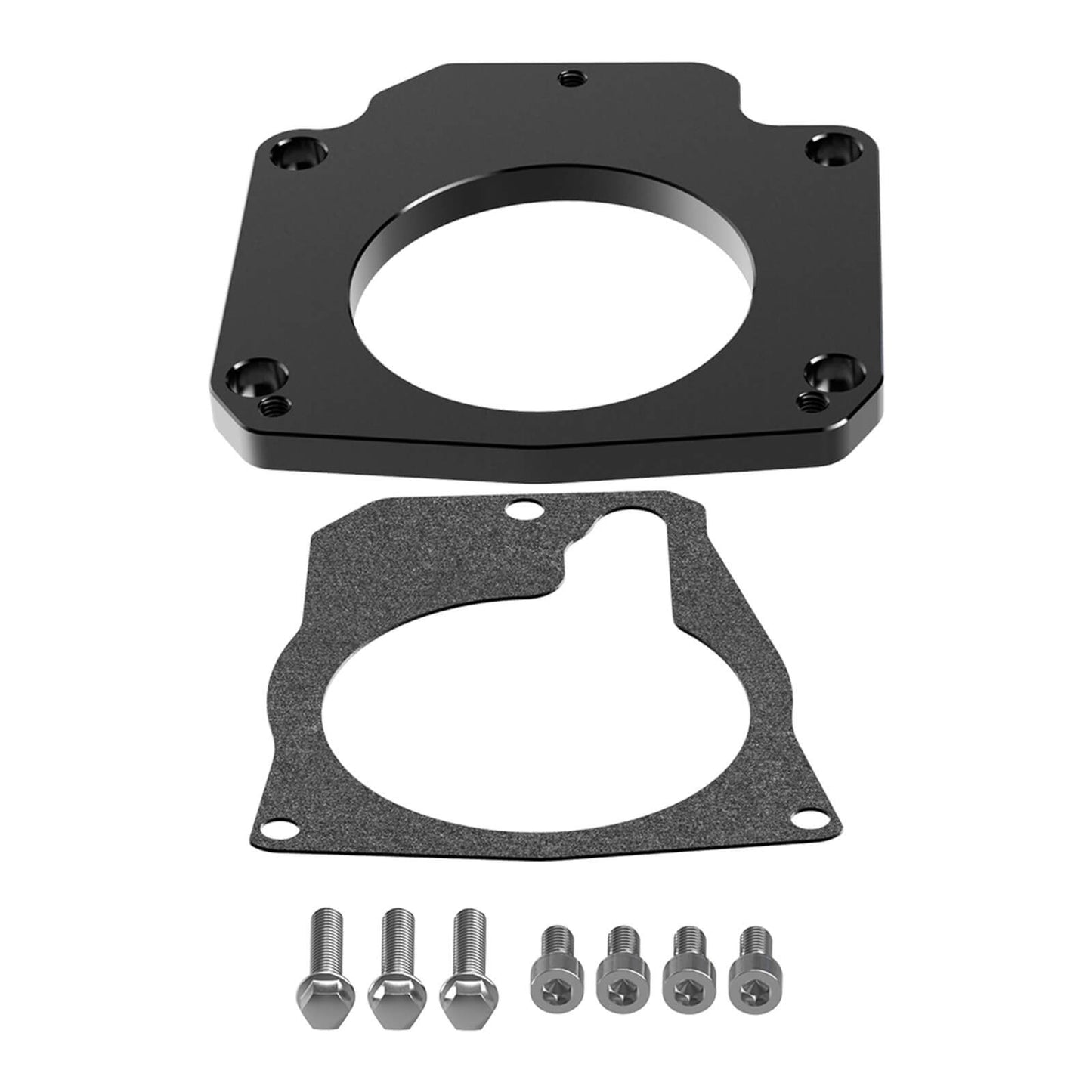 For 4 Bolt to 3 Bolt Throttle Body Adapter w/ Gasket For Drive By Wire LS Engine