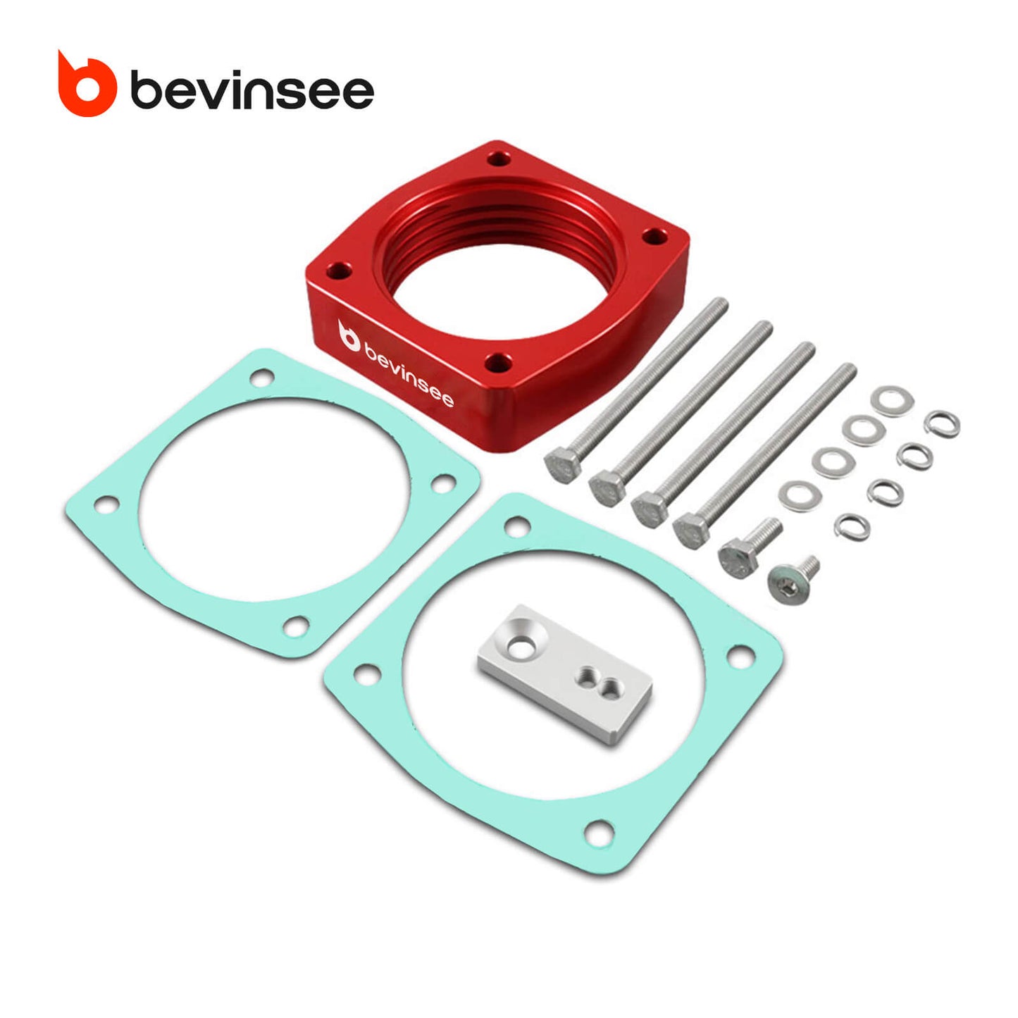 BEVINSEE Throttle Body Spacer for Nissan 350Z 3.5L Engine