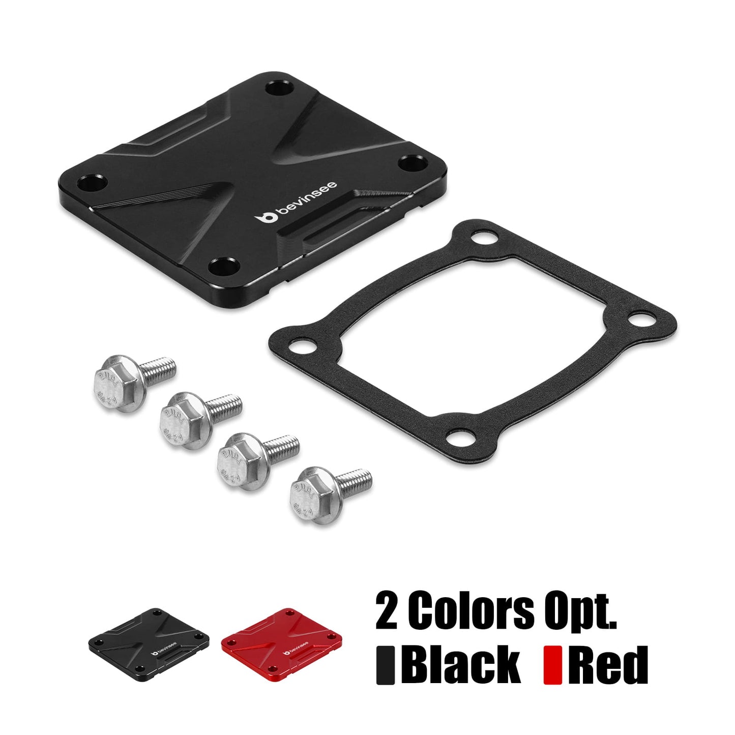 BEVINSEE Timing Chain Cover Plate 11324-0P010 Replacement For Toyota 4Runner Tacoma