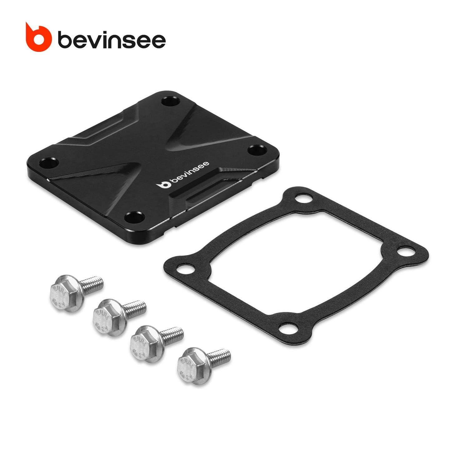 BEVINSEE Timing Chain Cover Plate 11324-0P010 Replacement For Toyota 4Runner Tacoma