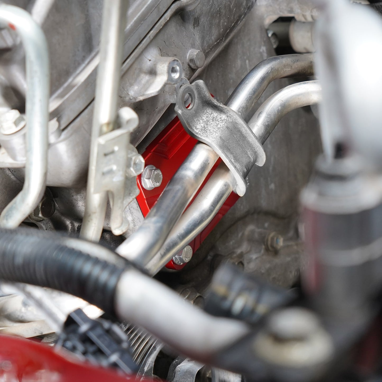 BEVINSEE Timing Chain Cover Plate 11324-0P010 Replacement For Toyota 4Runner Tacoma