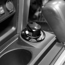 BEVINSEE Transfer Case Dial Knob Cap & Bezel For Toyota 4Runner 2014-2024