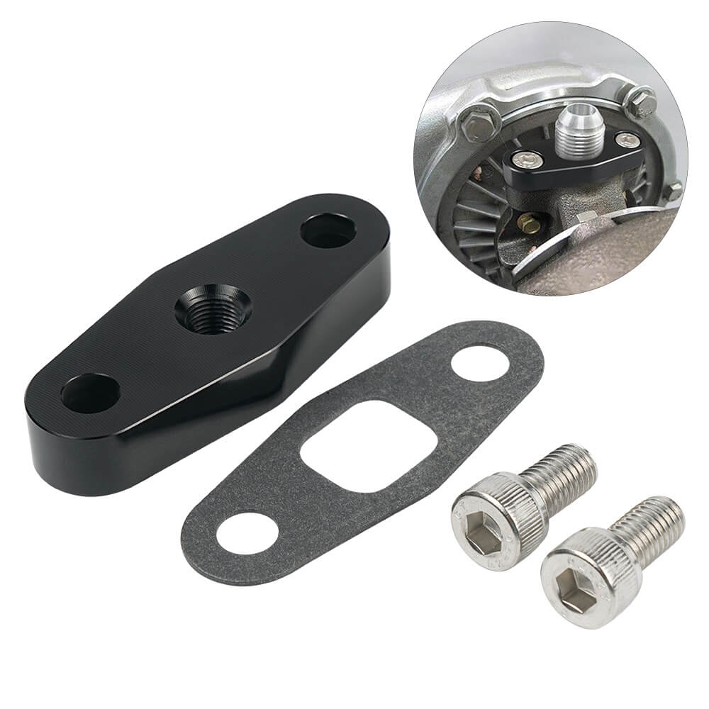 GT series Turbochargers Oil Supply Feed Flange 1/8"npt Inlet