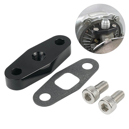 GT series Turbochargers Oil Supply Feed Flange 1/8"npt Inlet