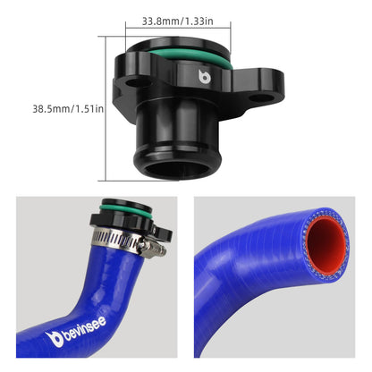 Upgrade Silicone Coolant Hose With Flange For BMW E90 E92 N52 engine