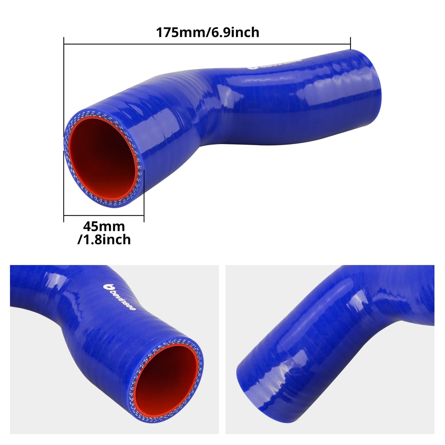 Upper Radiator Hose Repair kit For BMW N52 Engine E90 E92 E82 E88