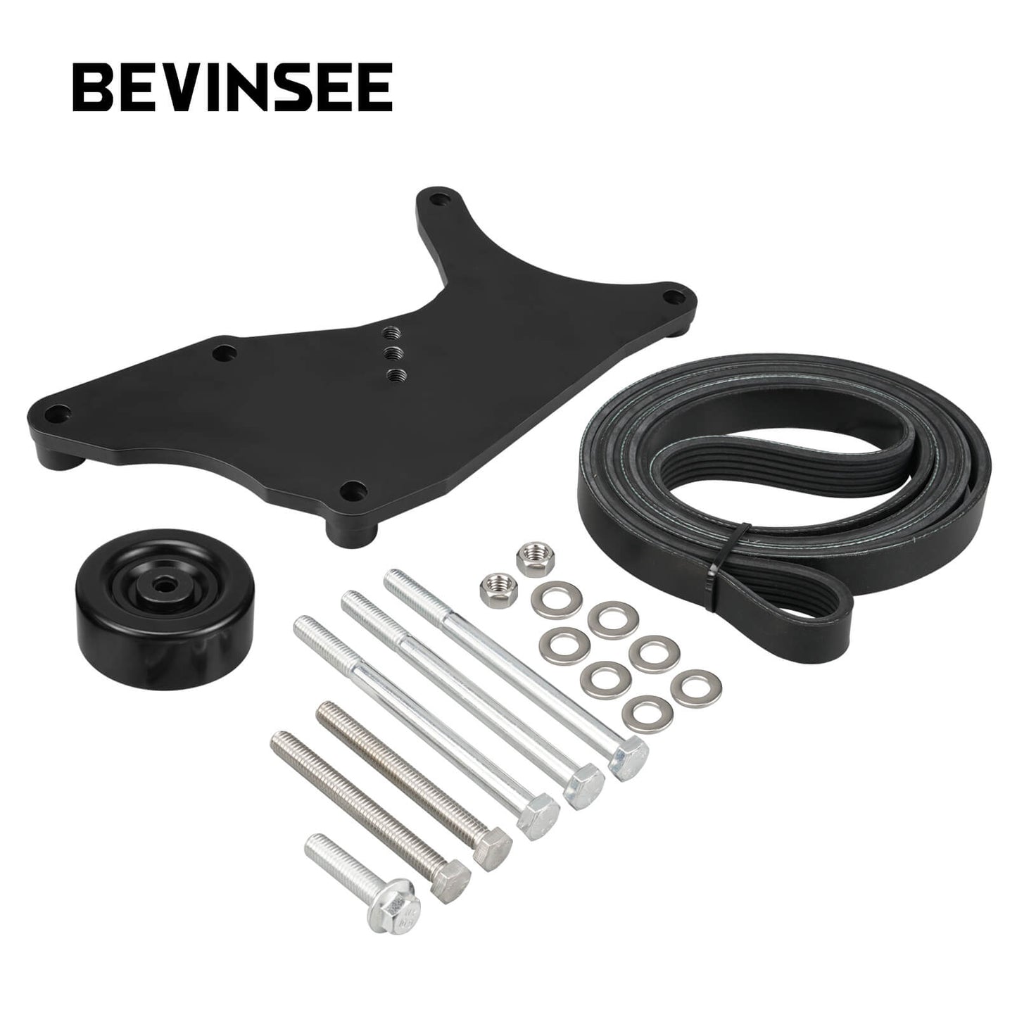 V2 Upgrade LS Dual Alternator Bracket Kit For Chevy For GM Vortec Engine 1999-2013 4.8L 5.3L 6.0L 6.2L