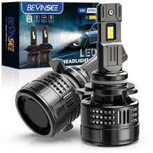 BEVINSEE V55 Upgrade 9012 LED Headlight Bulb 150W/Pair 28,000 LM 6000K