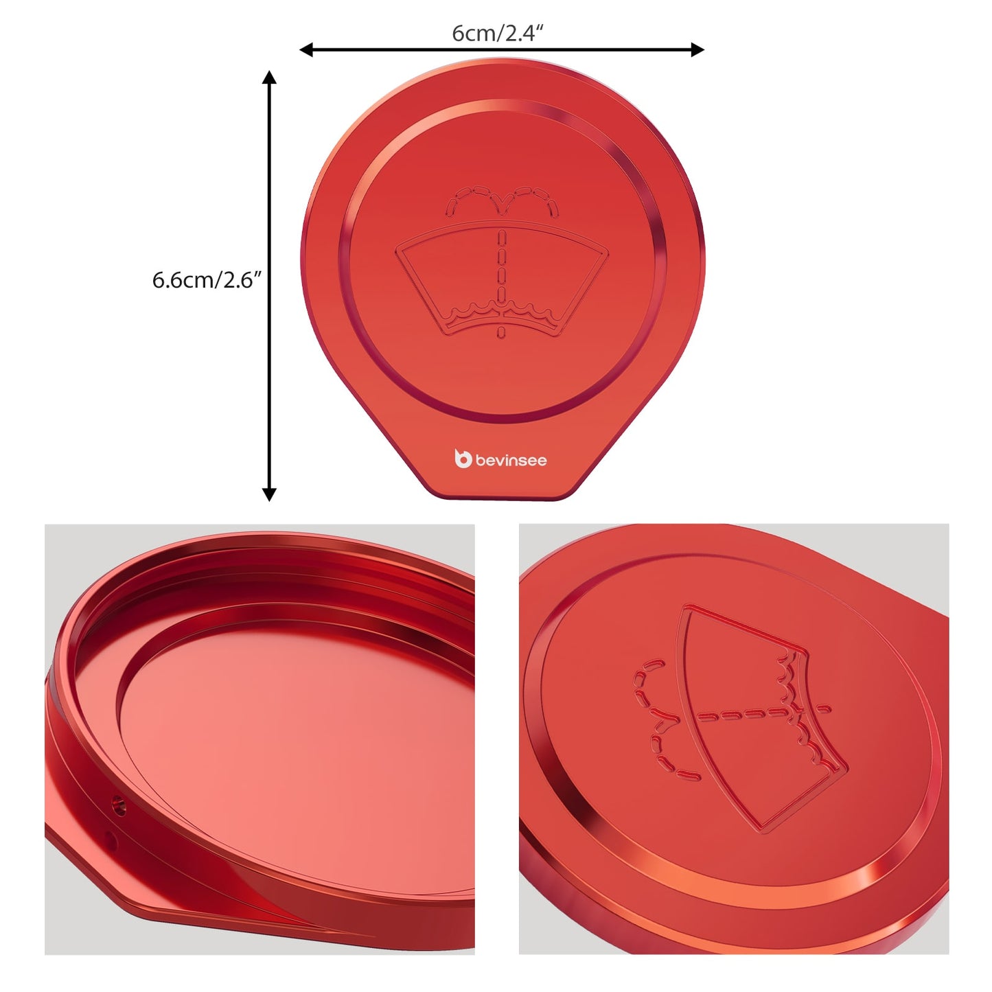 Aluminum Washer Fluid Reservoir Cap For BMW E90 E91 E92 E93 X1 E84 E81 E82 E87 E88