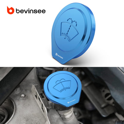 Aluminum Washer Fluid Reservoir Cap For BMW E90 E91 E92 E93 X1 E84 E81 E82 E87 E88