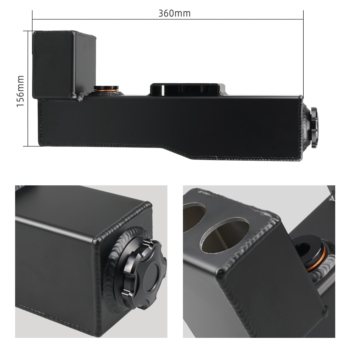 BEVINSEE Washer Fluid Reservoir Replacement For Toyota 4Runner 2014-2024