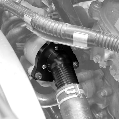 BEVINSEE Water Inlet with Thermostat For Toyota 4Runner 2003-2024