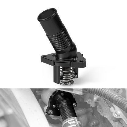 BEVINSEE Water Inlet with Thermostat For Toyota 4Runner 2003-2024